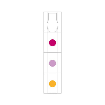 MU LifeStyle | Set de Tinta para Sellos Ink Pen 14 Berry Bliss Hue