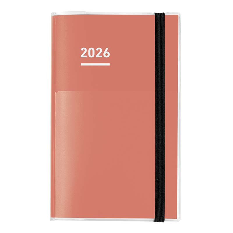 Kokuyo | Set Agenda JIBUN TECHO 2026 First Kit A5 Slim Red (Semanal)