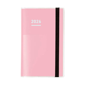 Kokuyo | Set Agenda JIBUN TECHO 2026 First Kit B6 Slim Pink (Semanal)