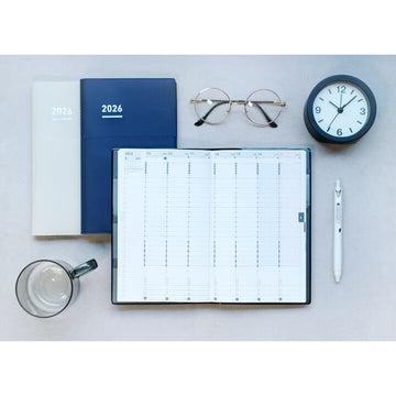 Kokuyo | Agenda JIBUN TECHO 2026 Biz B6 Slim Beige (Semanal)