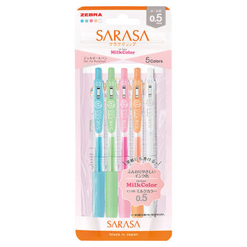 zebras | Sarasa Milk Gel Pen Set