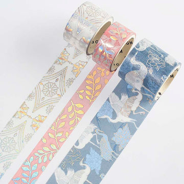 BGM | Set de Washi Tapes Kimono Colors Pale Blue