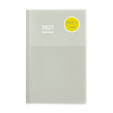 Kokuyo | Agenda JIBUN TECHO 2027 DAYS A5 Slim Gray (Diaria)