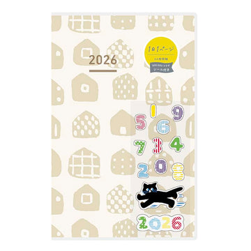 Kokuyo | Agenda JIBUN TECHO 2026 Days A5 Slim SOUSOU Beige (Diaria)
