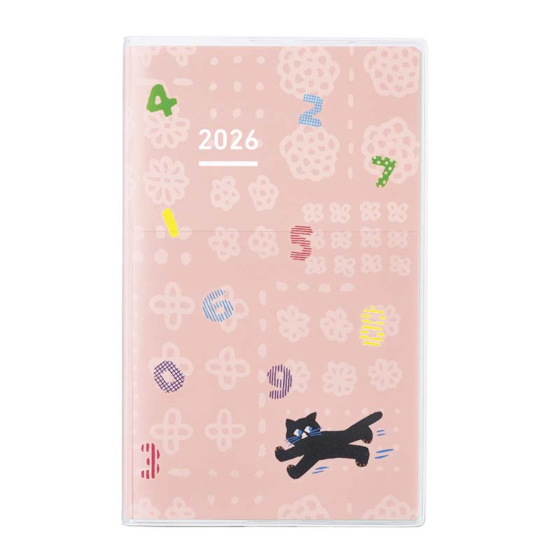 Kokuyo | Agenda JIBUN TECHO 2026 Days A5 Slim SOUSOU Pink (Diaria)