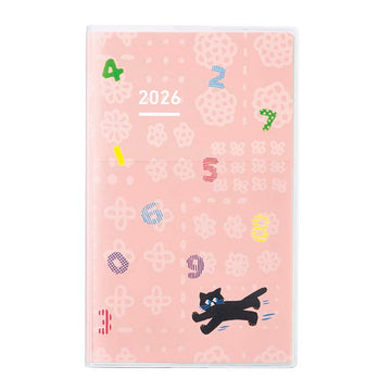 Kokuyo | Agenda JIBUN TECHO 2026 Days A5 Slim SOUSOU Pink (Diaria)