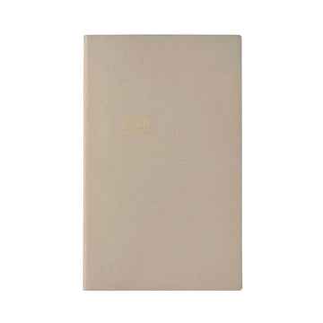 Kokuyo | Agenda JIBUN TECHO 2026 Lite B6 Slim Beige (Semanal)