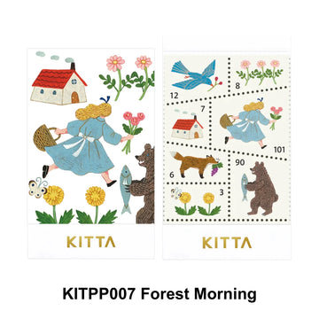 King Jim | Washi Tape Precortado KITTA Special Forest Morning