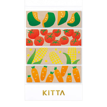 King Jim | Washi Tape Precortado KITTA Vegetables