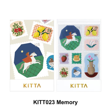 King Jim | Pegatinas Sellos Precortados KITTA Clear Memory