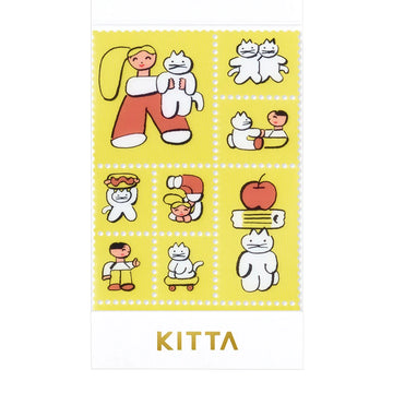 King Jim | Pegatinas Sellos Precortados KITTA Clear Playmates
