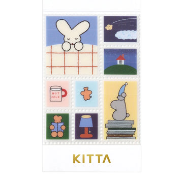 King Jim | Pegatinas Sellos Precortados KITTA Clear Good Night