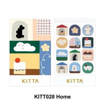 King Jim | Pegatinas Sellos Precortados KITTA Clear Home