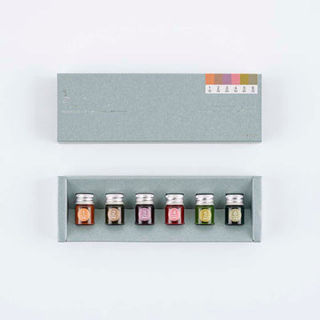 Hobonichi | Set de Mini Tintas Tintero Kakimori x TSUKI no IRO (Jan-Jun)