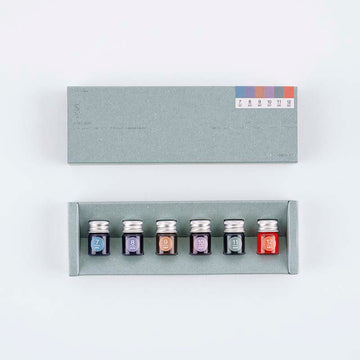 Hobonichi | Set de Mini Tintas Tintero Kakimori x TSUKI no IRO (Jul-Dec)