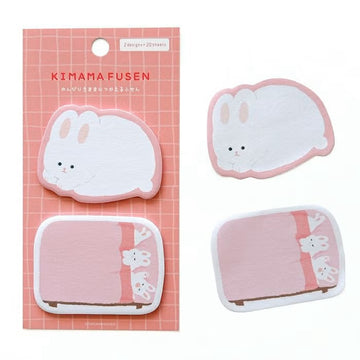 Furukawashiko | Notas Adhesivas Kimama Fusen Relaxing Rabbit