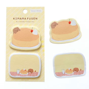 Furukawashiko | Notas Adhesivas Kimama Fusen Cake Dog