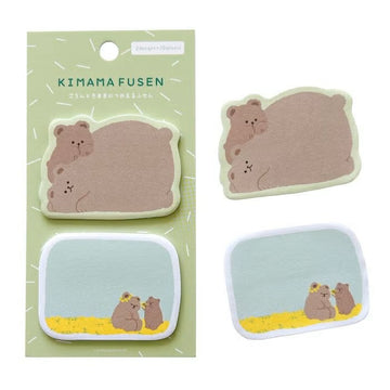 Furukawashiko | Notas Adhesivas Kimama Fusen Rolling Bear