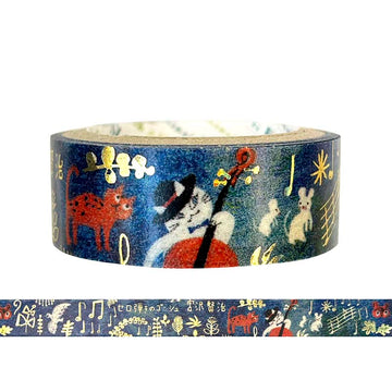 Seal-do | Kenji Miyazawa Phantom Light Gauche the Cellist Washi Tape