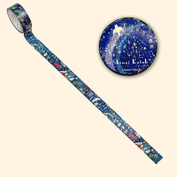 Seal-do | Kenji Miyazawa Phantom Light Gauche the Cellist Washi Tape
