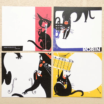 Cozyca | Bloc de Notas Kuroneko Design Robin The Black Cat