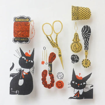 Cozyca | Kuroneko Design Washi Tape Sewing