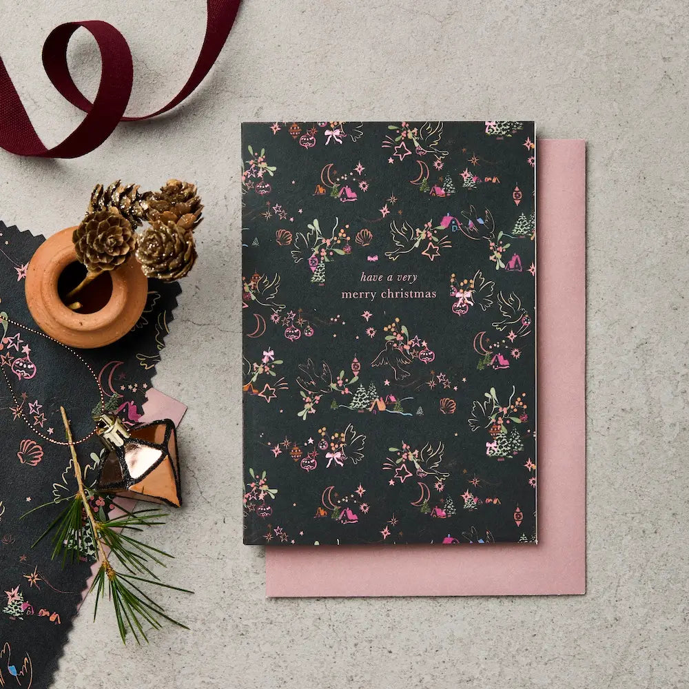 Katie Leamon | Tarjeta Navidad L&L Christmas Dark