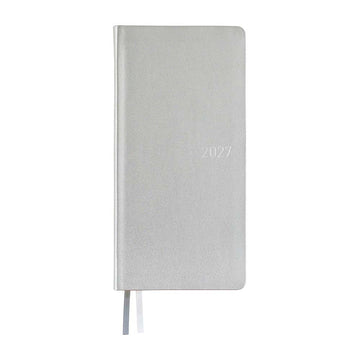 Hobonichi | Agenda Hobonichi Weeks Leather: Noble Silver 2027