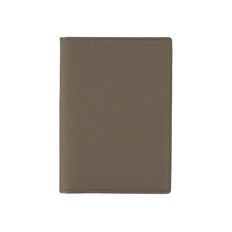Hobonichi | Agenda Hobonichi Techo A6 Leather: Taut (Gray & Light Blue) 2026