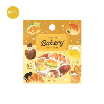BGM | Pegatinas Let's Eat Meow Nyanya Bakery
