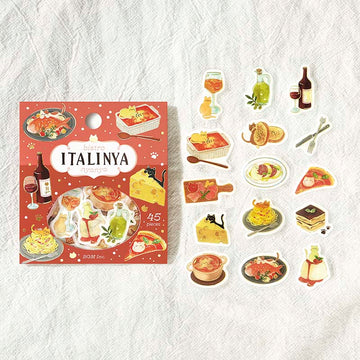 BGM | Pegatinas Let's Eat Meow Italinya