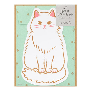 Midori | Set de Cartas Die-Cut Cat