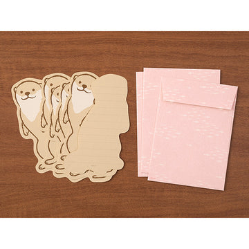 Midori | Otter Die-Cut Card Set