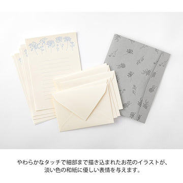 Midori | Set de Cartas Original Floral White