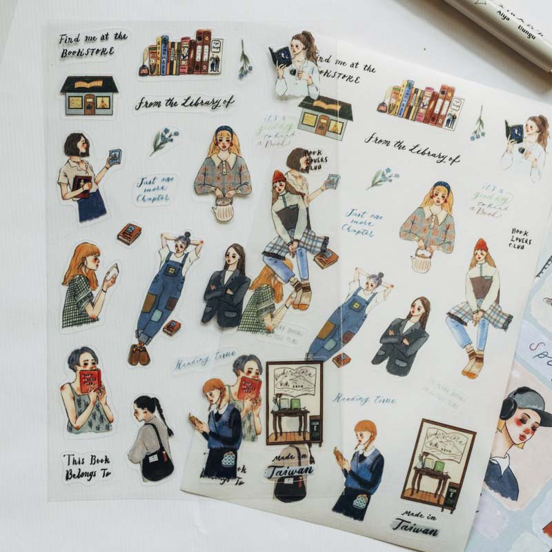La Dolce Vita | Pegatinas Life In A Bookstore (2pc)