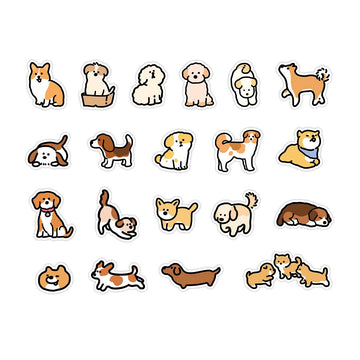 Infeel.me | Pegatinas Lovely To Be With You Adorably Silly Puppy