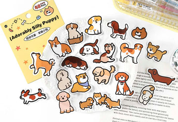 Infeel.me | Pegatinas Lovely To Be With You Adorably Silly Puppy