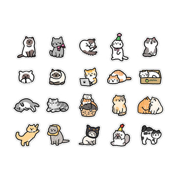 Infeel.me | Pegatinas Lovely To Be With You Cheerful Kitties