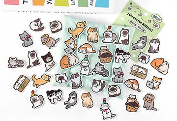 Infeel.me | Pegatinas Lovely To Be With You Cheerful Kitties