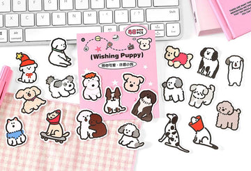 Infeel.me | Pegatinas Lovely To Be With You Wishing Puppies