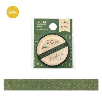BGM | Foil Slim Marumaru Washi Tape