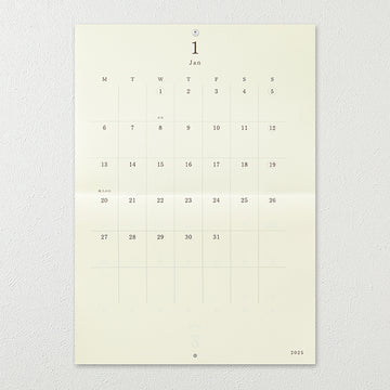 Midori | Calendario de Pared Plegable MD A3 2025