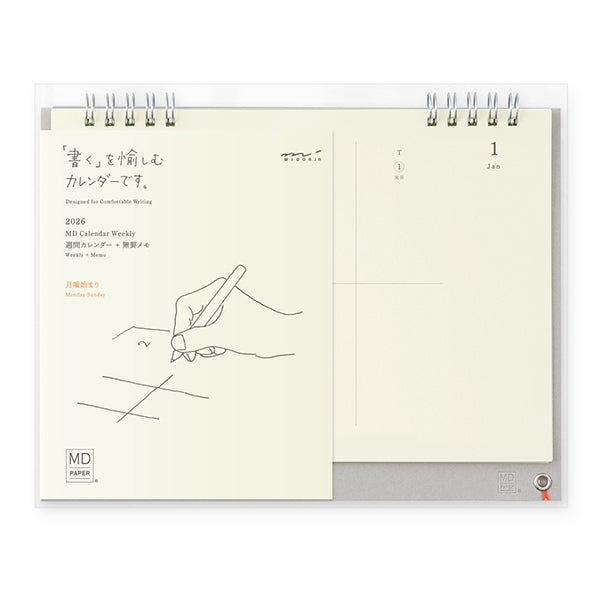 Midori | Calendario MD Semanal 2026