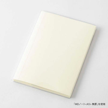 Midori | Clear Plastic Sleeve for MD Midori A5 Notebooks