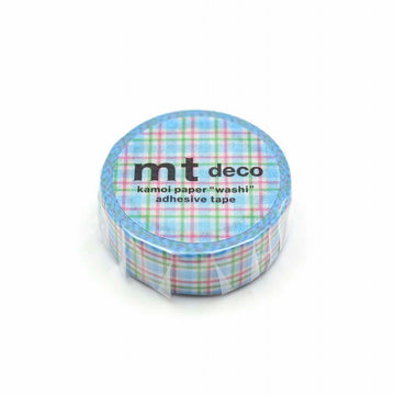 MT Masking Tape | Colorful Gingham Check Blue Washi Tape