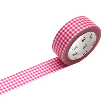 MT Masking Tape | Gingham Check Pink Washi Tape