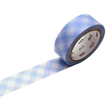 MT Masking Tape | Gingham Check Pastel Ultramarine Washi Tape