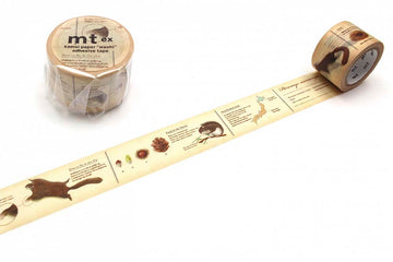 MT Masking Tape |  Encyclopedia Flying Squirrel Washi Tape