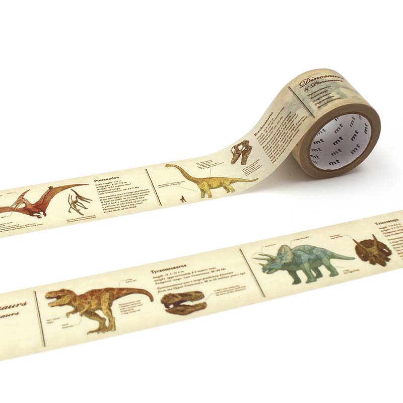 MT Masking Tape |  Encyclopedia Dinosaur Washi Tape