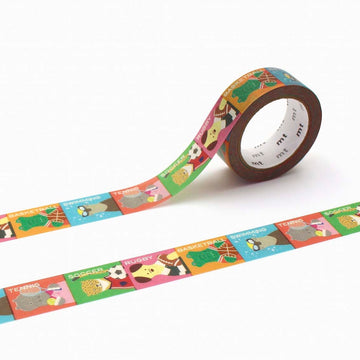 MT Masking Tape | Animal x Sports Washi Tape